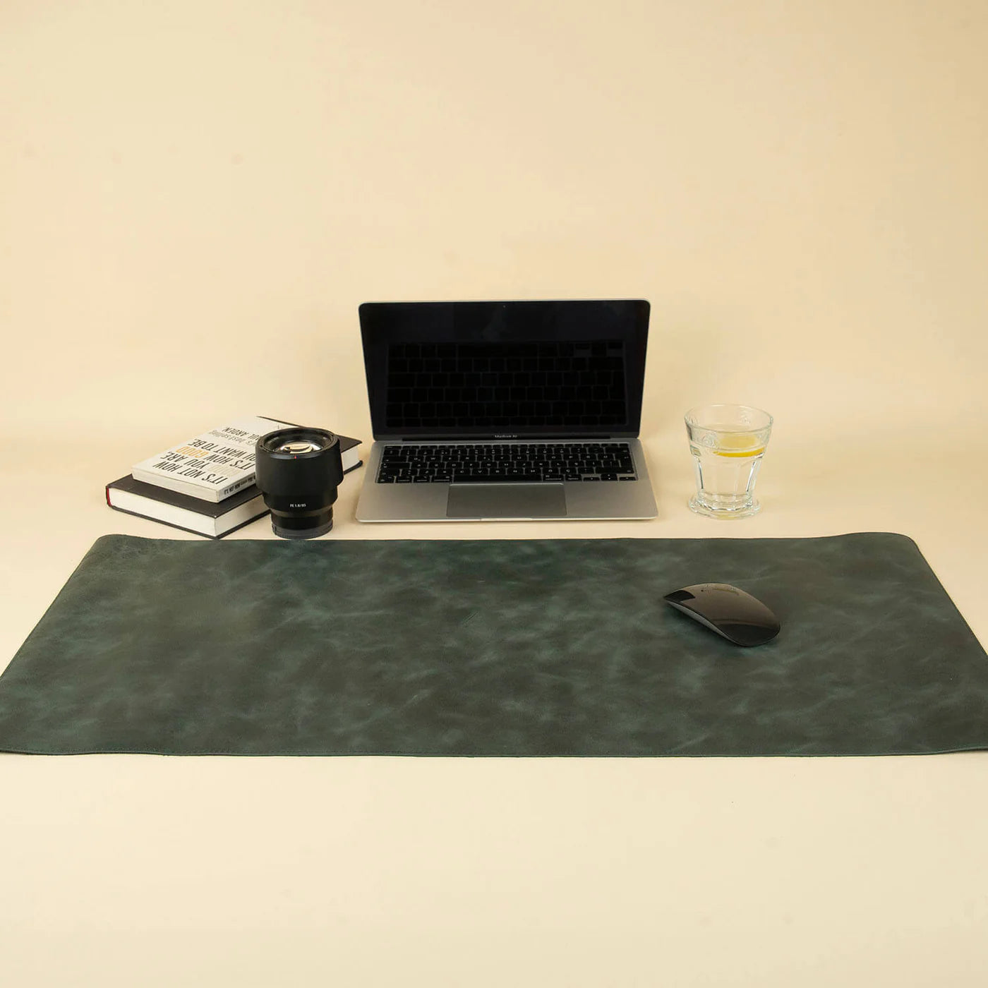 Luxurious Leather Desk Mat - Green - Tampa